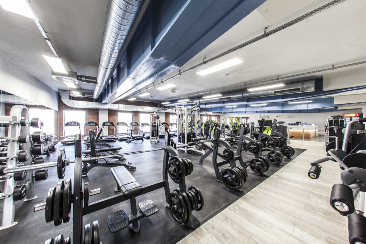 Strefa Maszyn Siłowych w Gym City